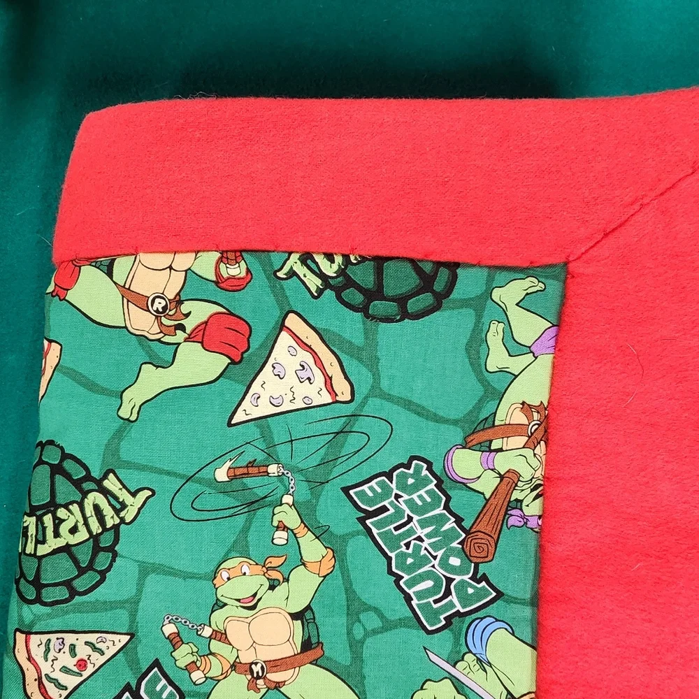 Tmnt hand sewn tack and pull style baby blanket - Picture 3 of 3